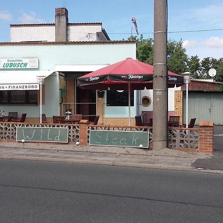 Restaurant Pension Lubusch Gahro Exterior foto